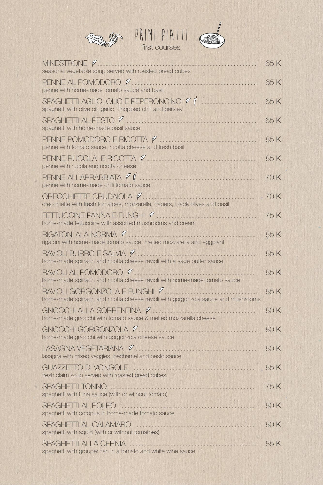 Gili Asahan Eco Lodge Nautilus Restaurant Menu2
