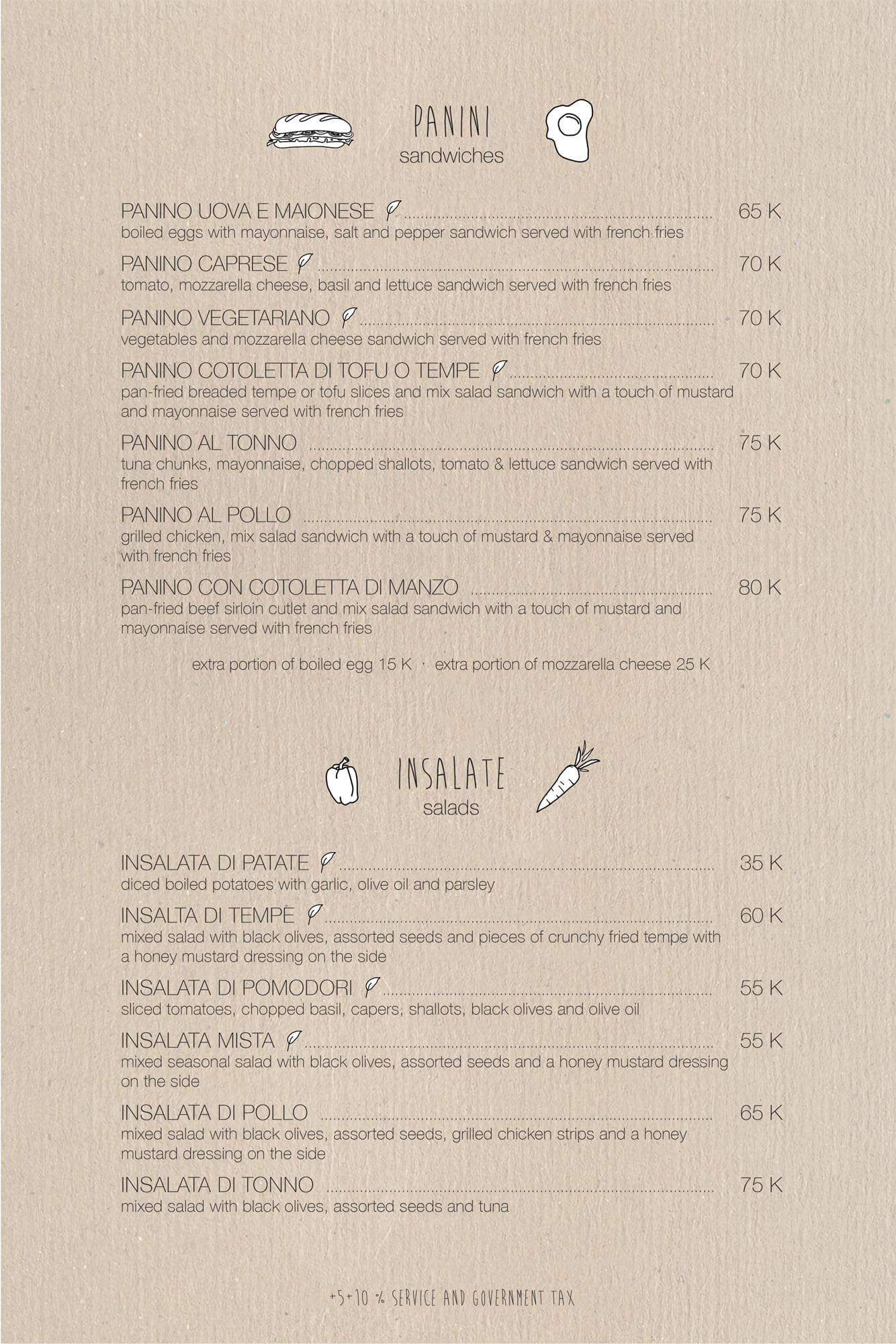 Gili Asahan Eco Lodge Nautilus Restaurant Menu5