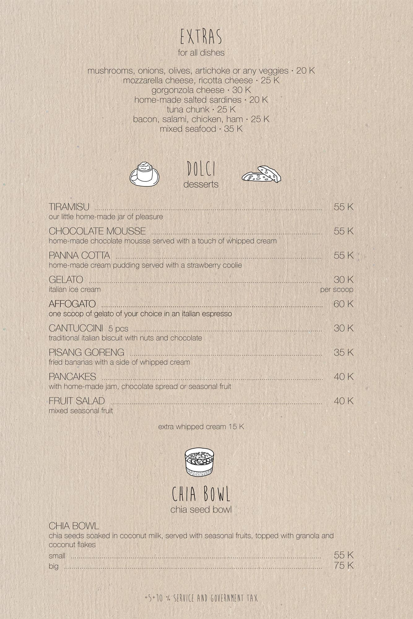 Gili Asahan Eco Lodge Nautilus Restaurant Menu7